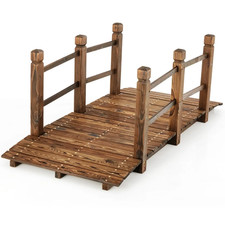 XXL Massive Holzbrücke