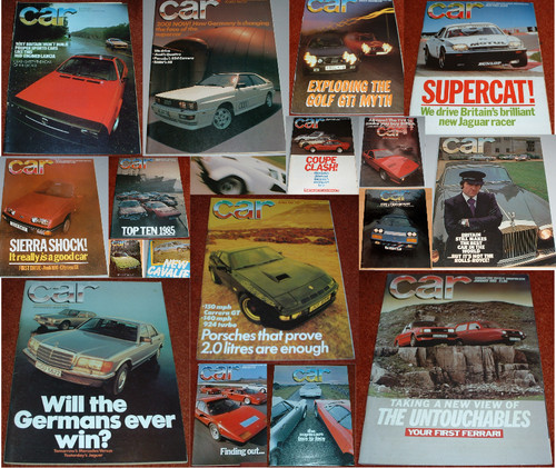 Car magazine choice of back - -,