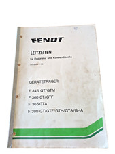 Fendt Leitzeiten für