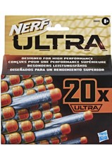 Hasbro NERF Ultra 20er Dart Nachfüllpack, Schwarz/Orange, Toys,