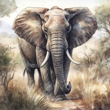 Deko bild afrika elefant - bild,