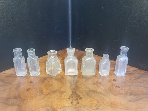 Set antike parfumflaschen - 7,