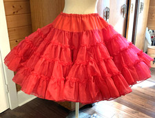 Vintage ruffled crinoline