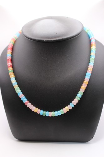 Pastellfarben jade kette - pastellfarben,