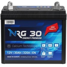 Batterie 30ah 12v rasentraktor - batterie,