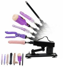 Dildo Sexmaschine, Automatische Fickmaschine mit 7 Aufsätzen für Männer Frauen