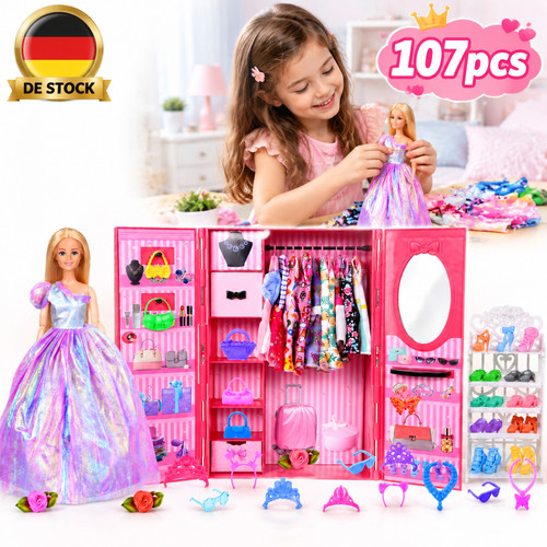 Puppen kleiderschrank mit - kleiderschrank,