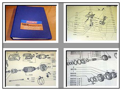 Werkstatthandbuch fiat 124 - fiat,