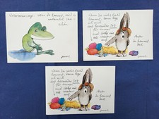 3 Janosch Postkarten, unbenutzt