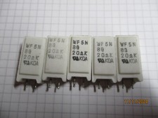 5 Stück 20 Ohm  5W stehend Widerstand Lastwiderstand gebraucht geprüft