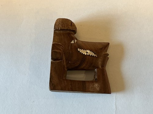 Vintage geschnitzte holz kanu - vintage,