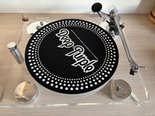 Transrotor Plattenspieler Leonardo + Abdeckung + Gewicht + Goldringsystem G1042