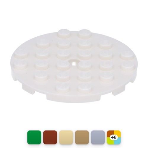 Lego rundplatte 6 mit - 5x,