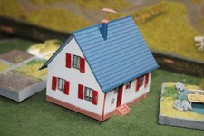 Faller H0 195601 Promotion-Set Bastelhaus mit Gartenteilen gebaut OL 31