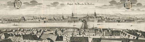 Dresden panoramaansicht - dresden,