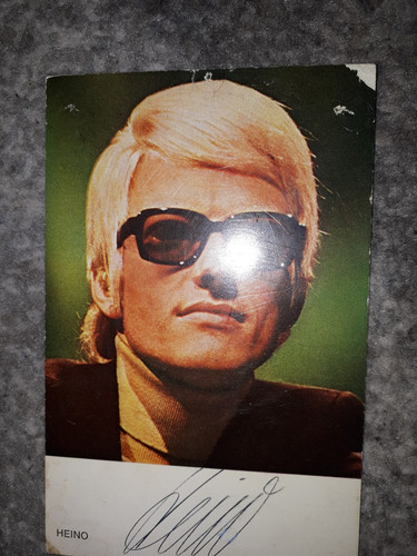 Heino-Schlagersänger-Karte/Bi