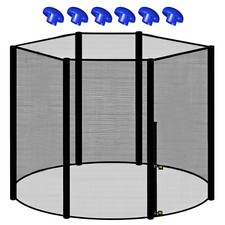 Trampolin Sicherheitznetz 244 bis 457cm Netz für 6 oder 8 Stangen Ersatznetz