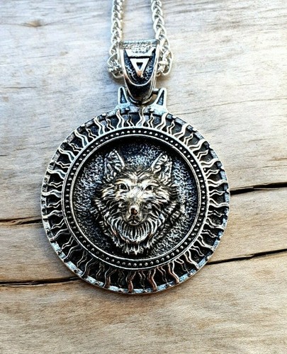 Anhänger wolf fenris amulett - anhänger,