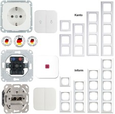 Steckdosen Schalter  Kompatibel zu Busch-Jäger Gira Jung und anderen Marken