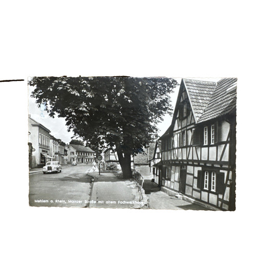 Ansichtskarte postkarte mehlem - postkarte,