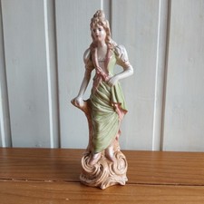 Junge Frau - Porzellanfigur - Leicht - Edel - Deutsches Reich - Vintage