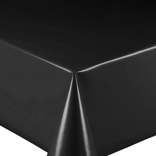 Pvc tischdecke uni schwarz - pvc,