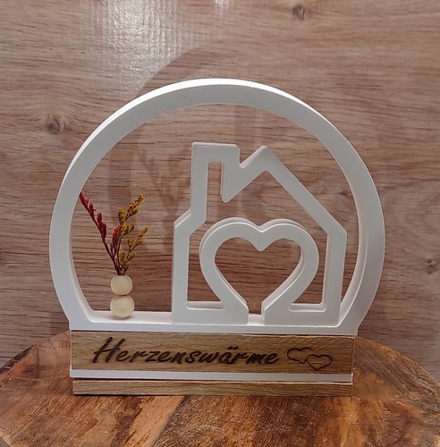 Deko aufsteller herzhaus aus - deko,