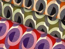 0,50 m  Webstoff Viskose Satin abstraktes Muster Stoff Meterware H 211082