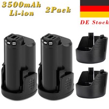 2Pcs 10.8V 3.5Ah Li-ion Akku für Bosch GSB GSR GSA GDR GOP GWI GMF GOS 10.8 V-LI