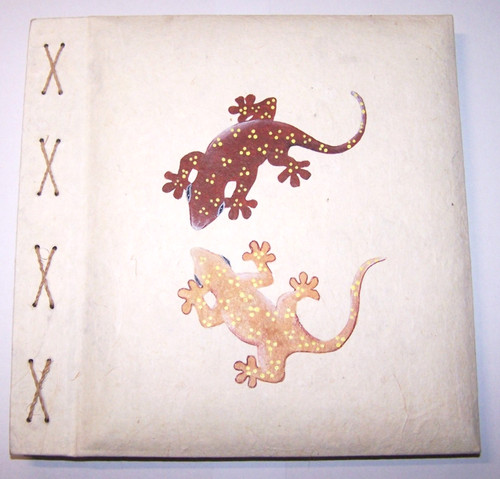 Notizbuch gecko natur - notizbuch,
