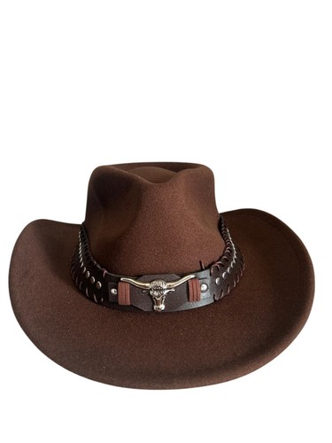 Cowboyhut westernhut braun - cowboyhut,