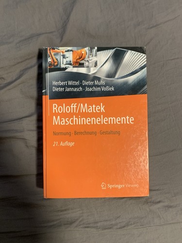 Roloff matek maschinenelemente - roloff/matek,