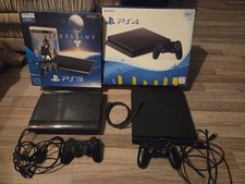 Playstation 3 Super Slim (500 GB) & Playstation 4 Slim (500 GB) + 34 Spiele