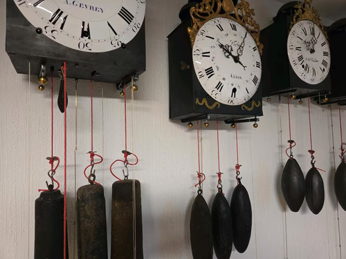 Comtoise pendule eisen - eisen, uhr