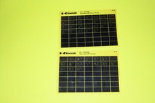 original Microfiche Kawasaki H1 500 Mach 3 H1-D Bj. 1973  RARITÄT