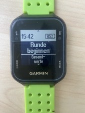 Garmin Erwachsene Approach S20 GPS-golfuhr, Grau/Grün, One Size