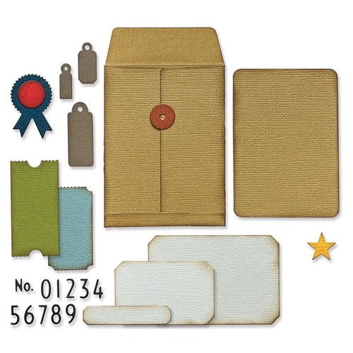 Sizzix tim holtz thinlits die - thinlits,