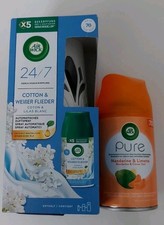 Air Wick 24/7 Cotton&weißer Flieder Pure Mandarine & Limette SET
