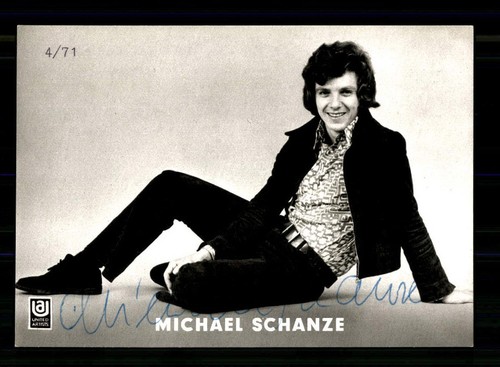 Michael schanze autogrammkarte - schanze,