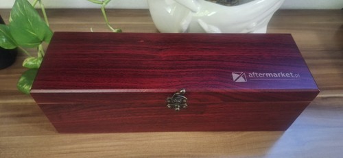 Wood wine box mit - wine,