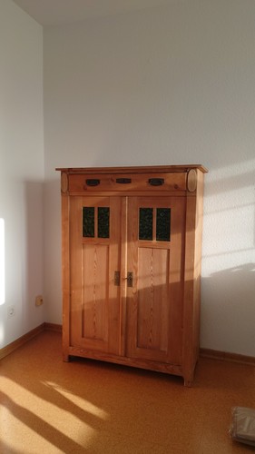 Jugendstil schrank weichholz - jugendstil,