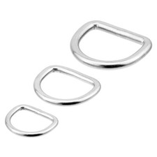 D-Ring geschweißt Edelstahl