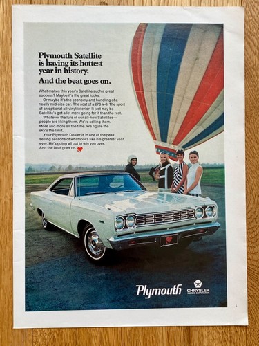 Plymouth satellite - satellite, v8