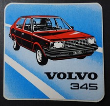 Werbe aufkleber volvo - volvo, 345