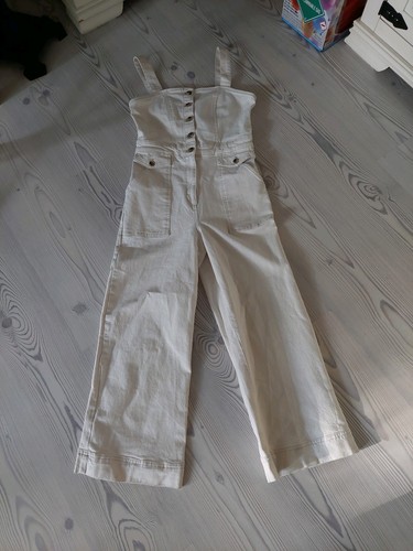Latzhose 36 38 beige - h&m, gr.36/38