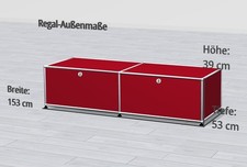 USM Haller Lowboard Rot  2