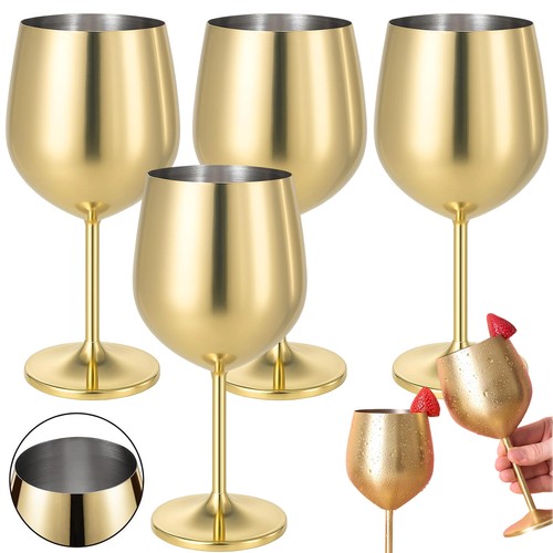 Weingläser 500ml edelstahl - 4,