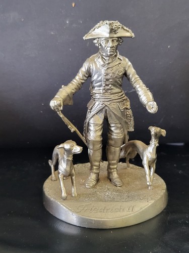 Rare vintage zinn figur könig - rare,