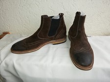 "LLOYD" Budapester Style, Wildleder Stiefel, braun, Gr. 44