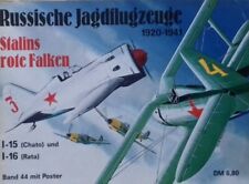 Russische Jagdflugzeuge  1920-41  Stalins rote Falken     mit Poster